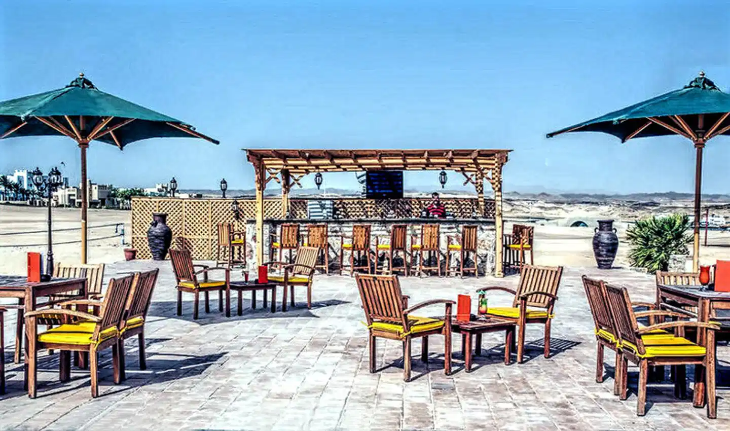 Resta Club Marina View Port Ghalib Terrasse