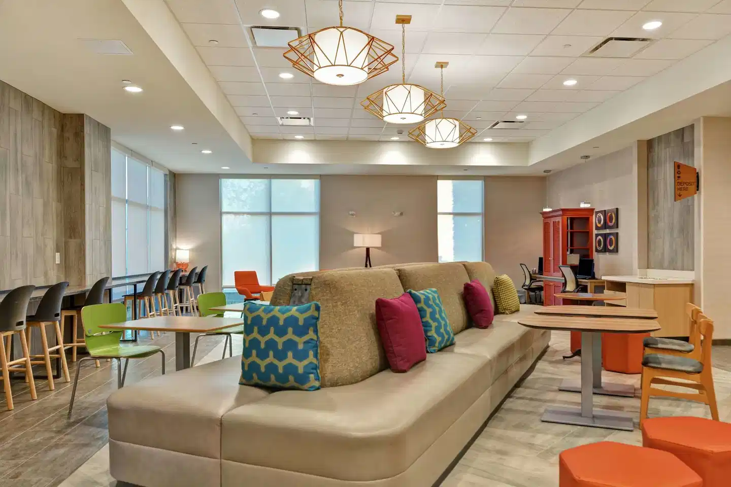 Home2 Suites by Hilton Charlotte Piper Glen Lobby