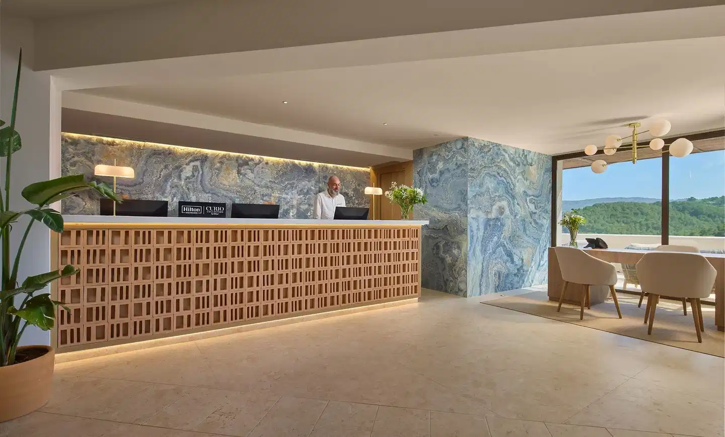 Cala San Miguel Hotel Ibiza, Curio Collection by Hilton Lobby