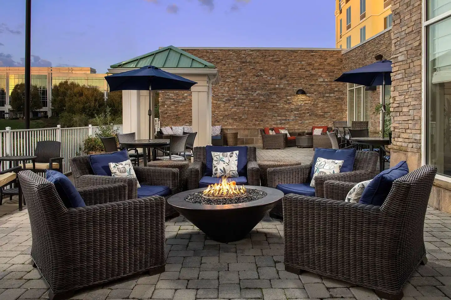 Hilton Garden Inn Charlotte Airport Terrasse