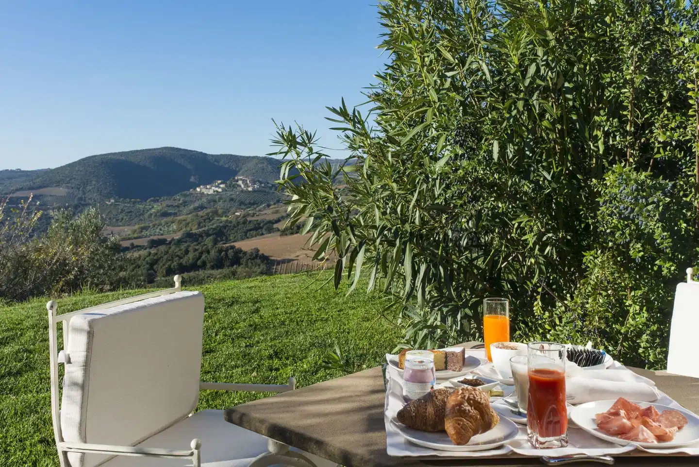 Castello Di Velona Terrasse