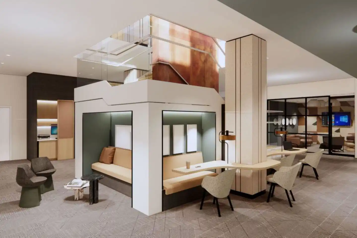 Sheraton Minneapolis Downtown Convention Center Lobby