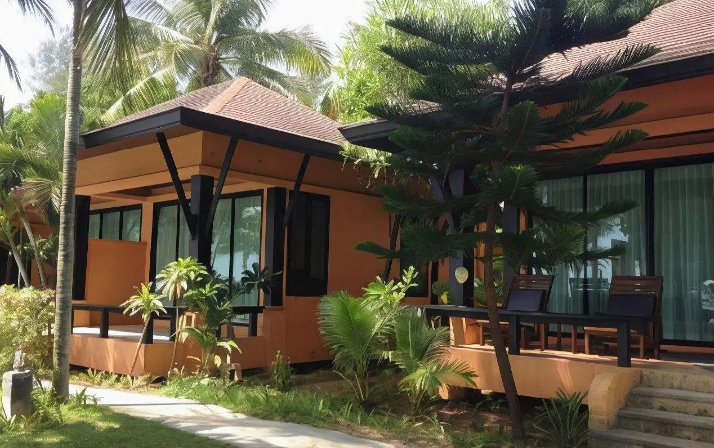 The Shambhala Khaolak Resort (SHA Extra Plus) Terrasse
