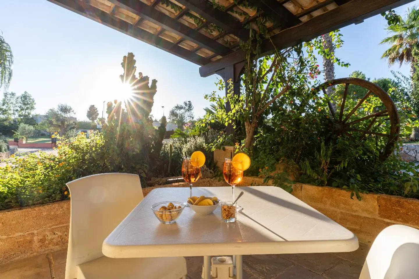 Hotel Masseria Le Pajare Terrasse
