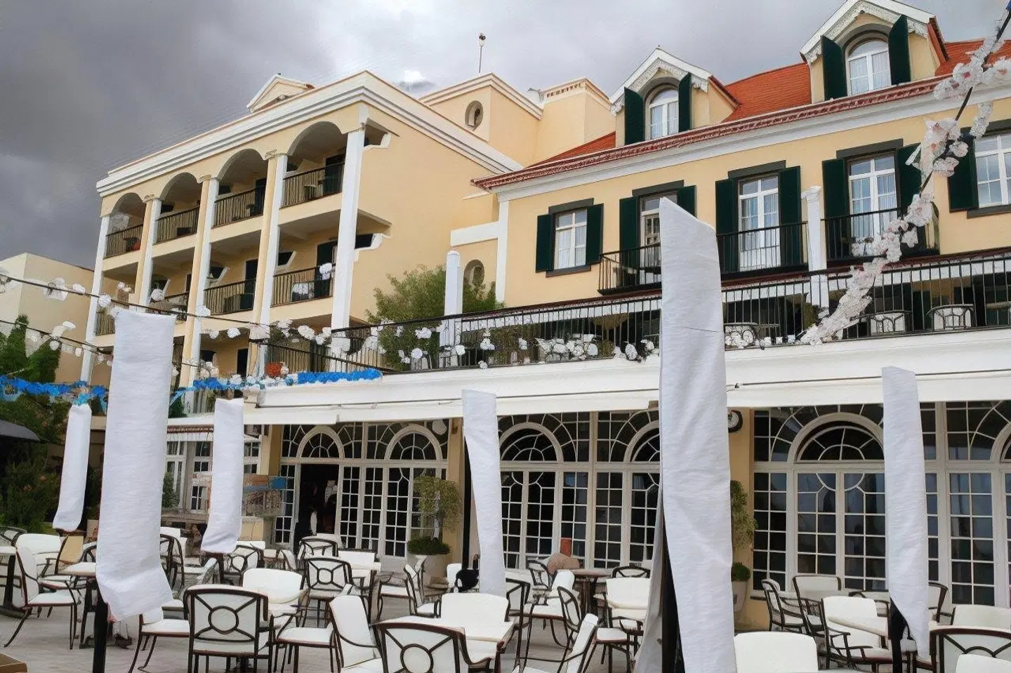 Quinta Bela Sao Tiago Terrasse