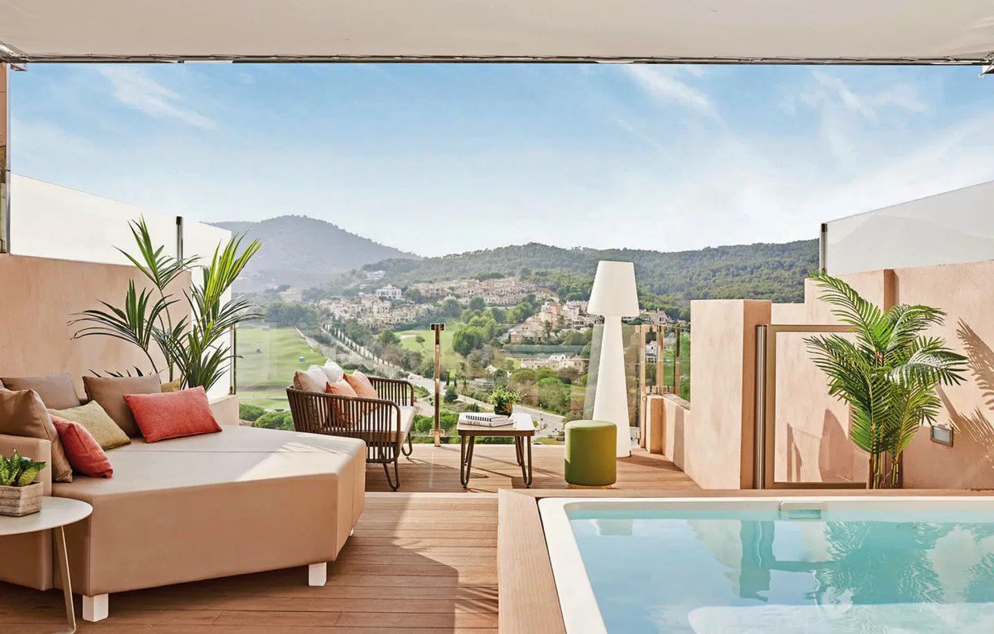 Zafiro Palace Andratx Terrasse
