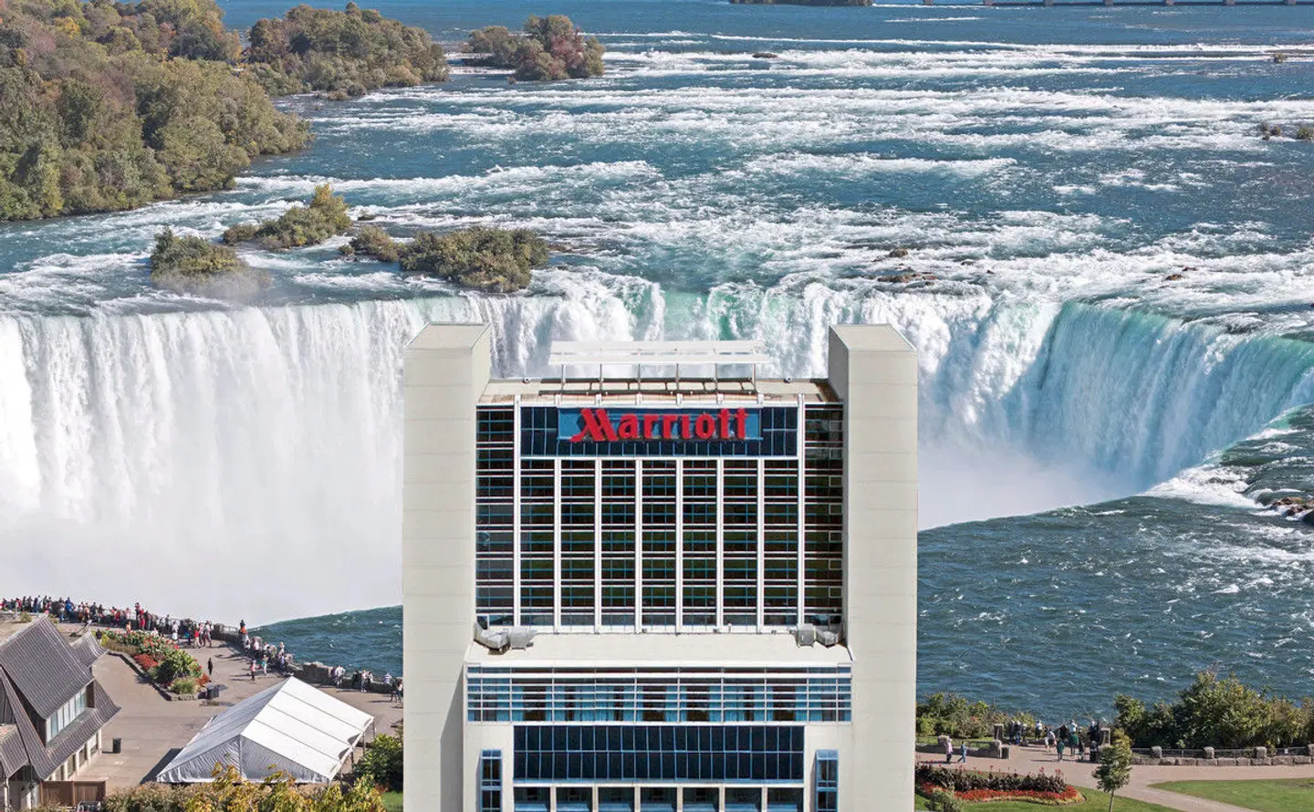 Niagara Falls Marriott on the Falls Terrasse