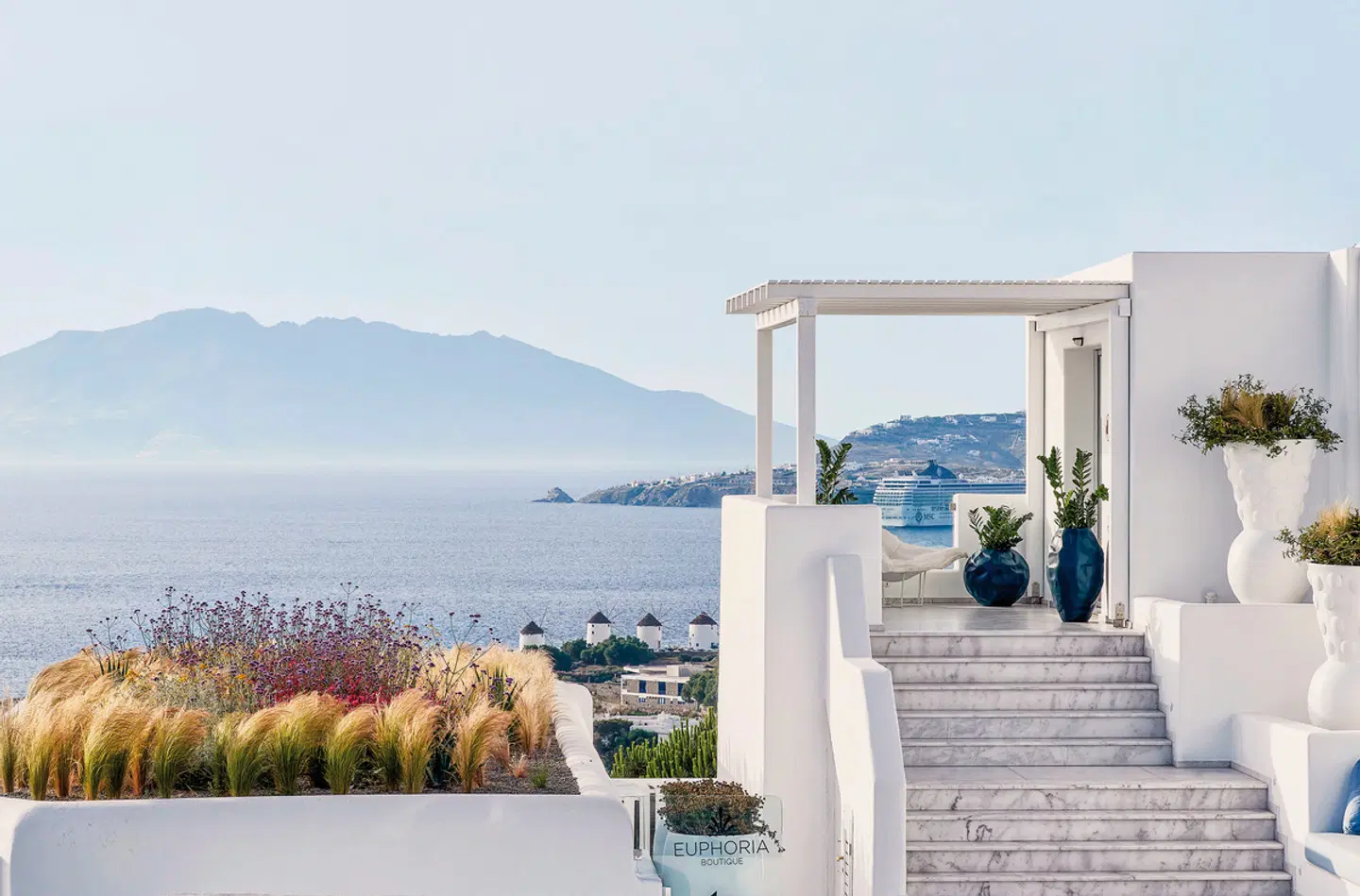 Myconian Kyma - Member of Design Hotels Terrasse