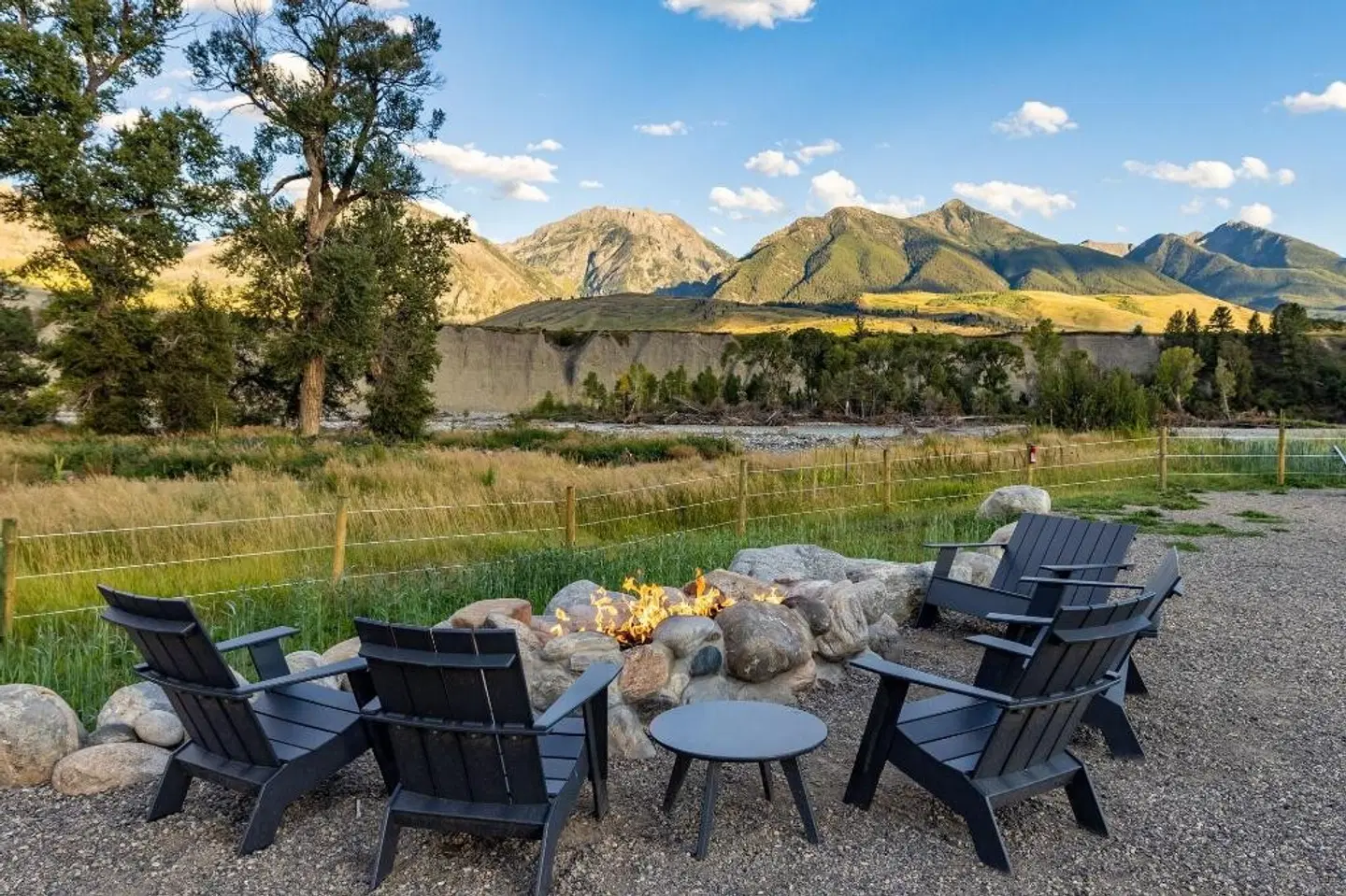 Under Canvas North Yellowstone - Paradise Valley Terrasse