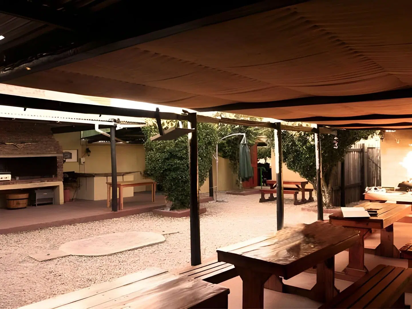 Kudu Ridge Game Lodge Terrasse