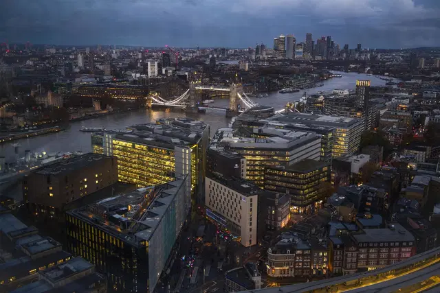 Hilton London Tower Bridge Terrasse