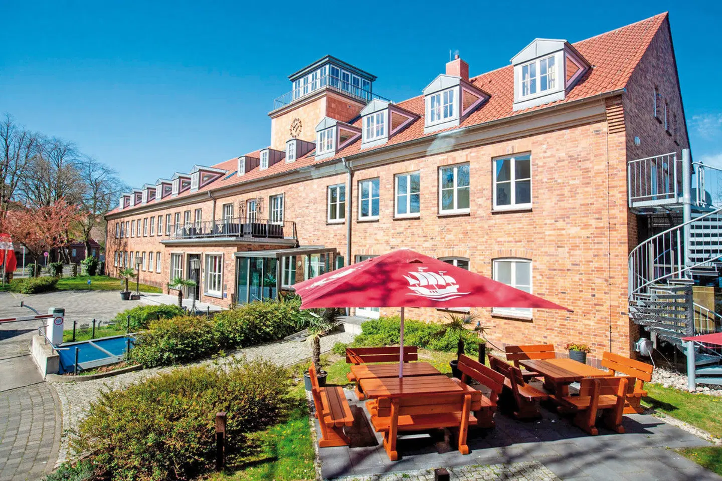 Hafenresidenz Stralsund Terrasse