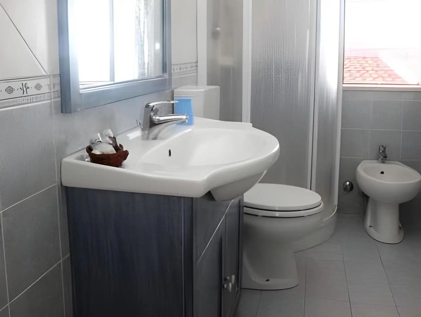 Hotel Residence La Villetta Badezimmer