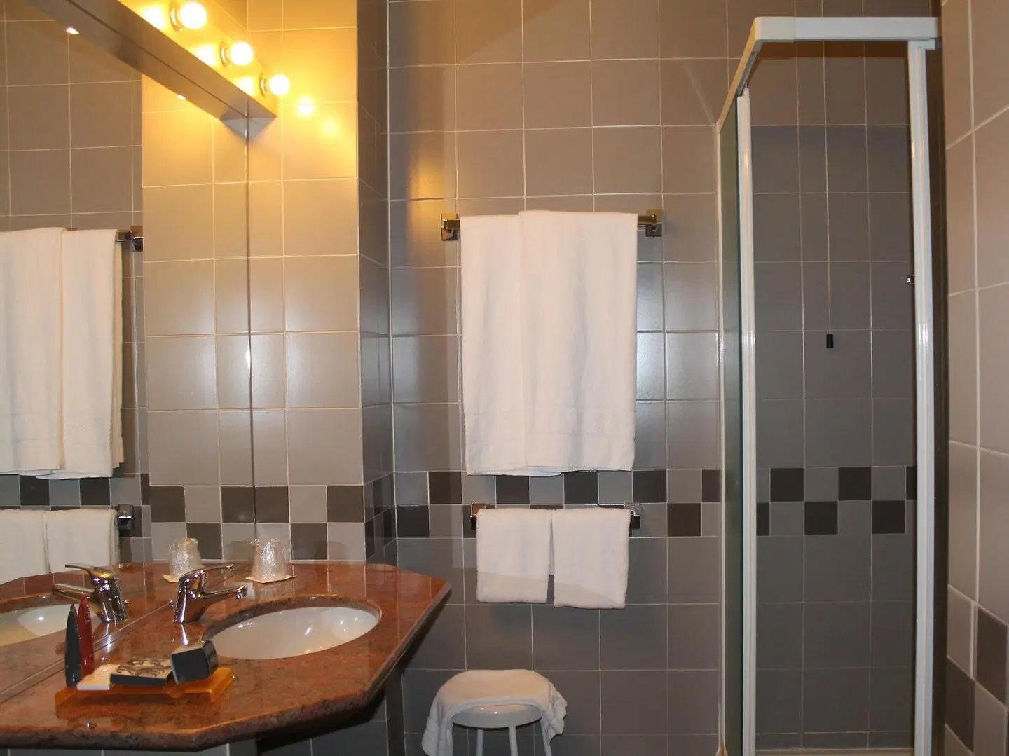 Hotel Mozart Badezimmer
