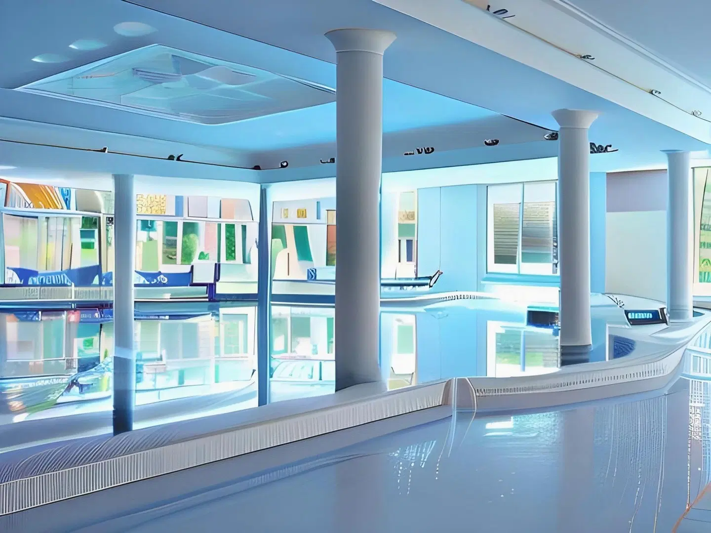 Abano Grand Hotel Hallenbad
