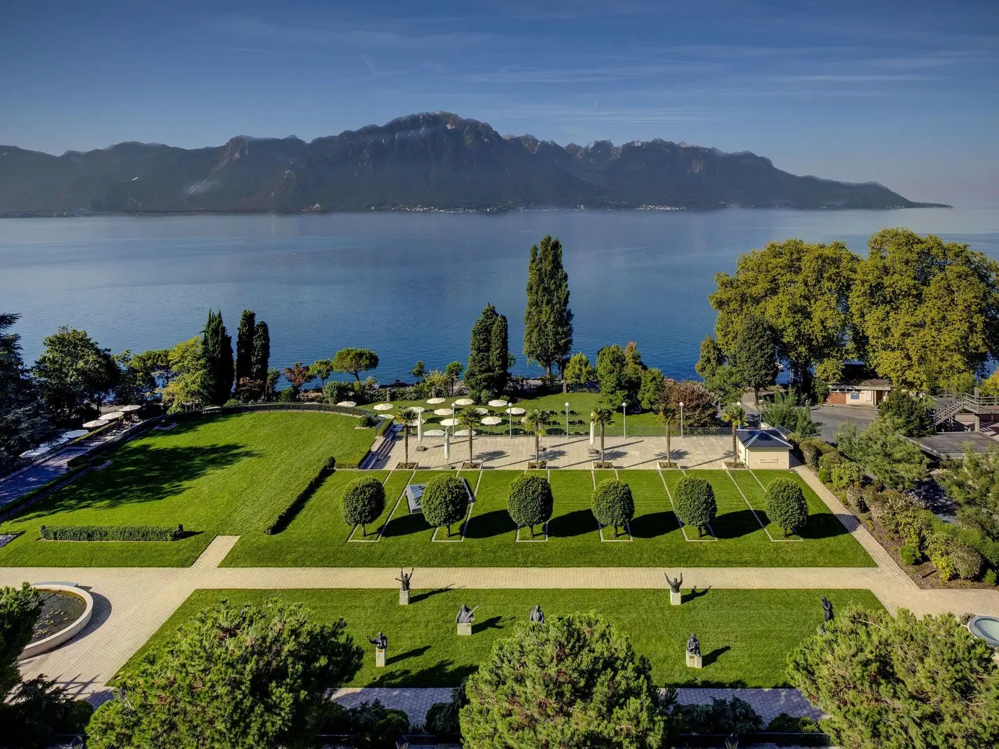Fairmont Le Montreux Palace Garten