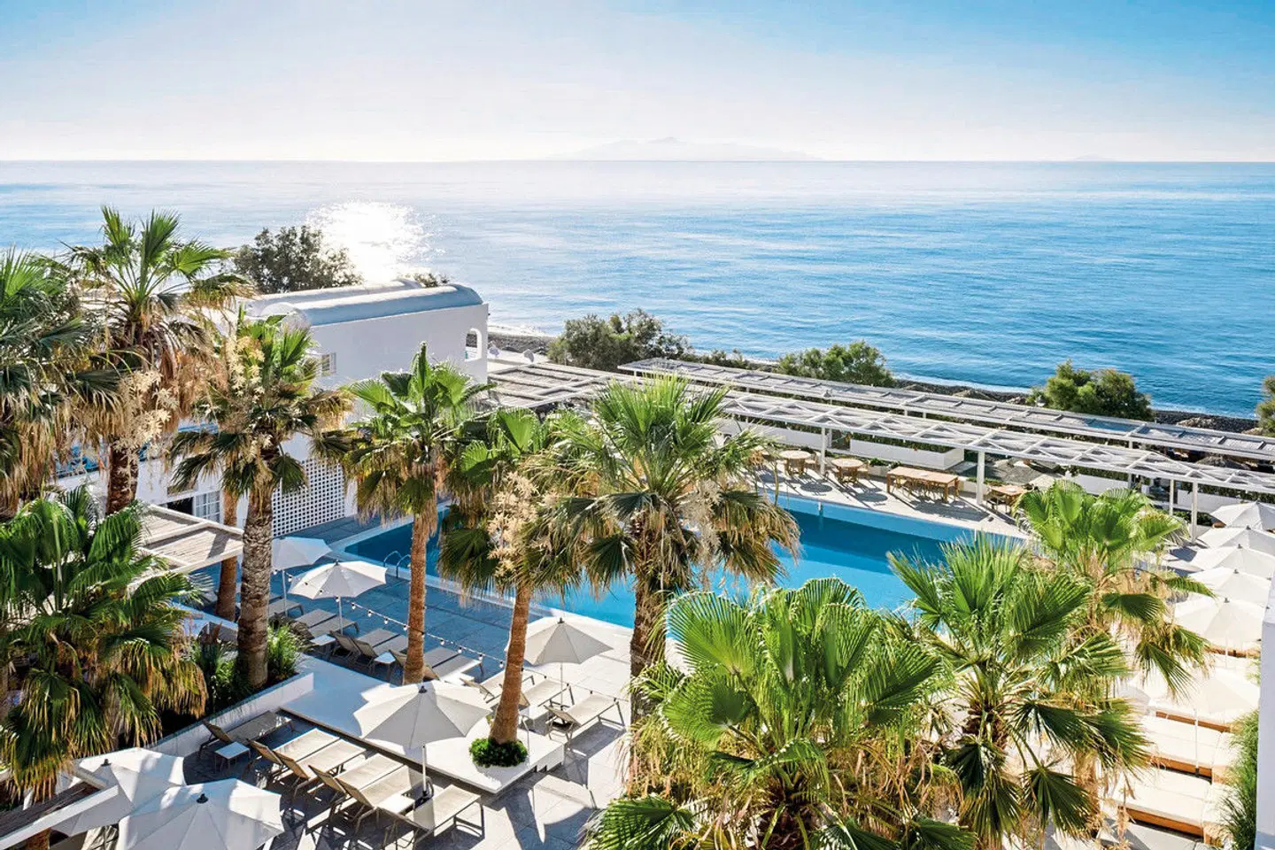 Kamari Beach Terrasse