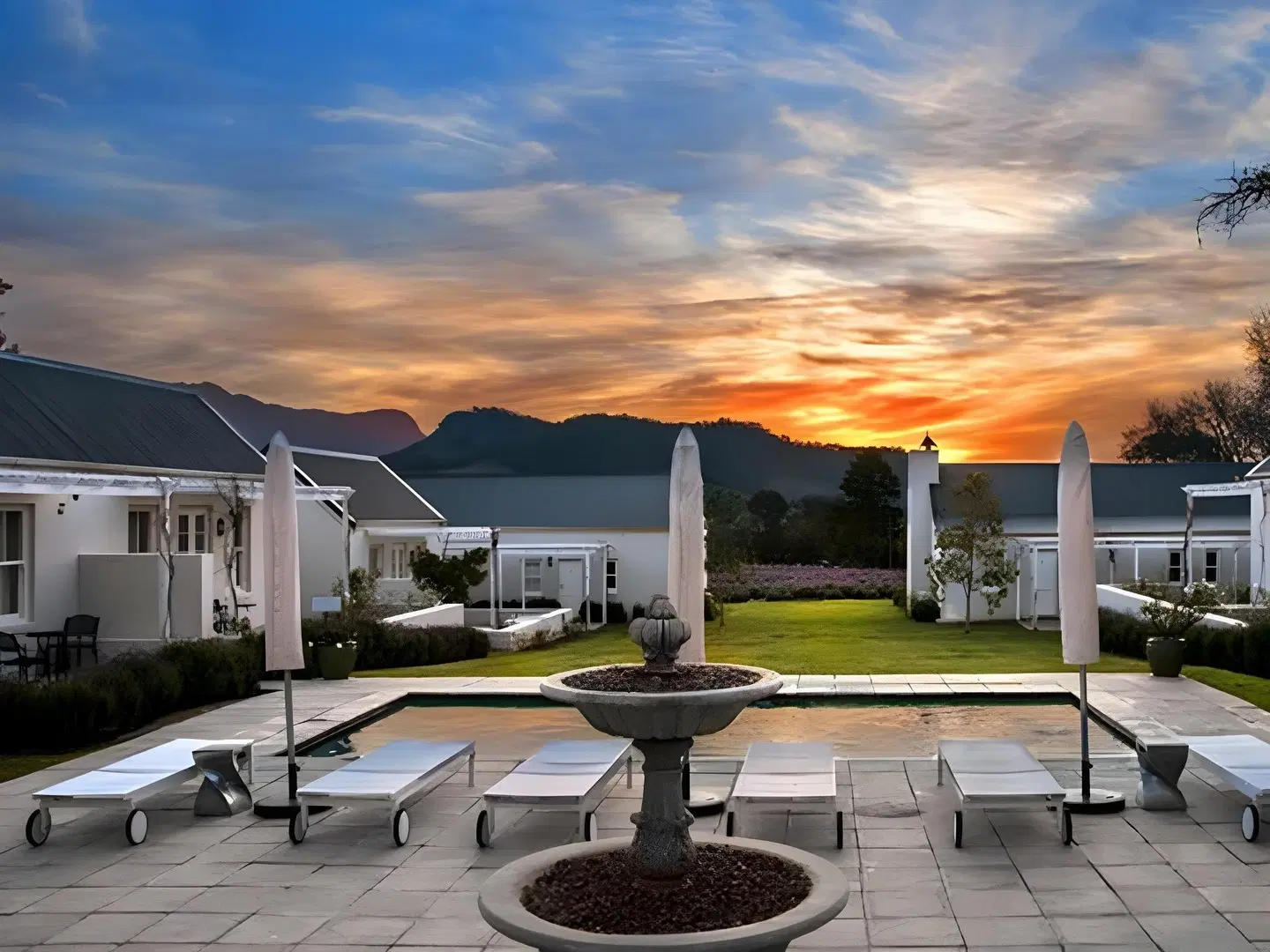 Lavender Farm Guest House Terrasse