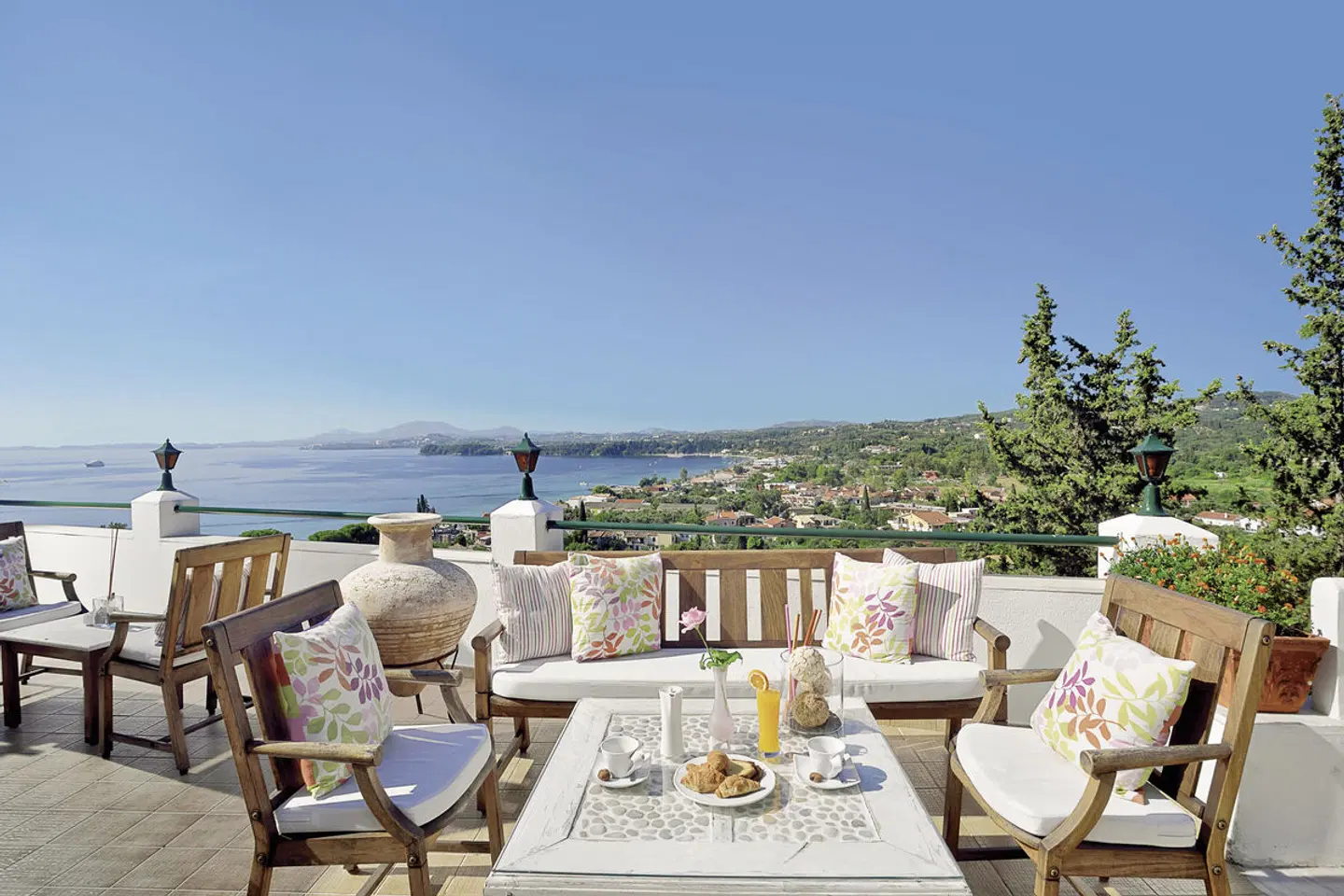 Marilena Sea View Hotel Terrasse