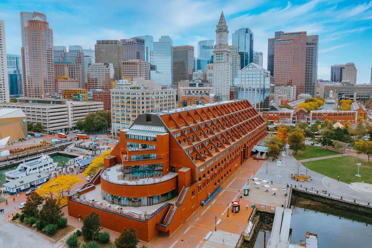 Boston Marriott Long Wharf Terrasse