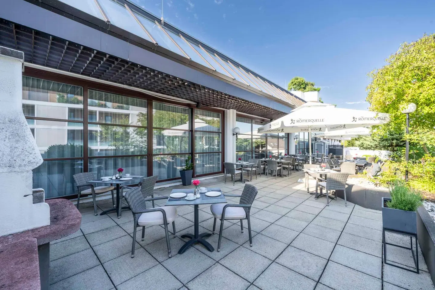 PLAZA INN Wels Terrasse