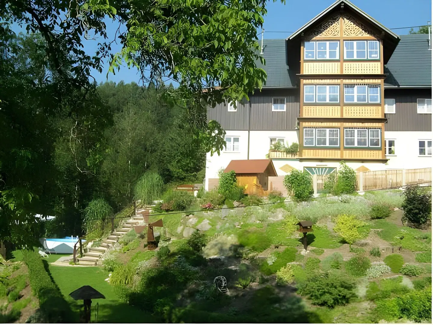 Ferienhaus Kühlwein Garten
