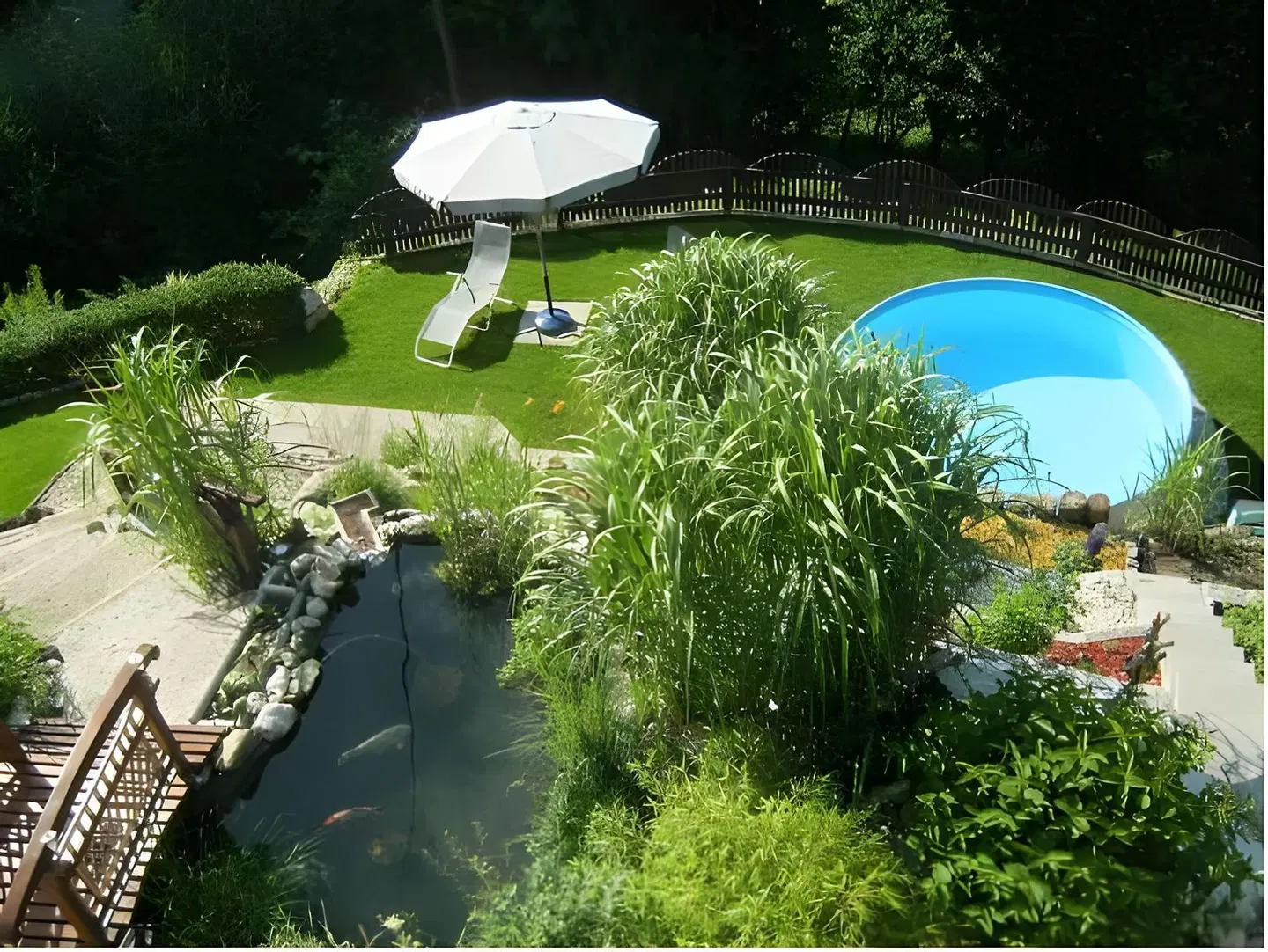 Ferienhaus Kühlwein Garten