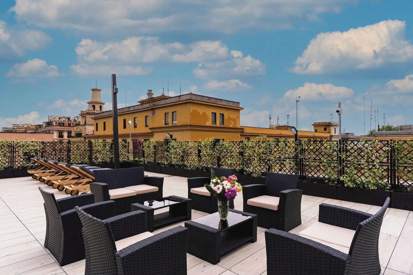 Hotel Ottaviano Augusto Terrasse