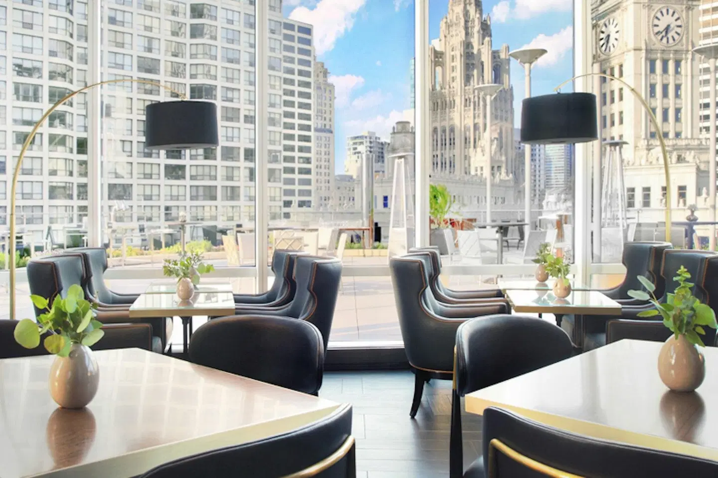 Trump International Hotel & Tower Chicago Terrasse