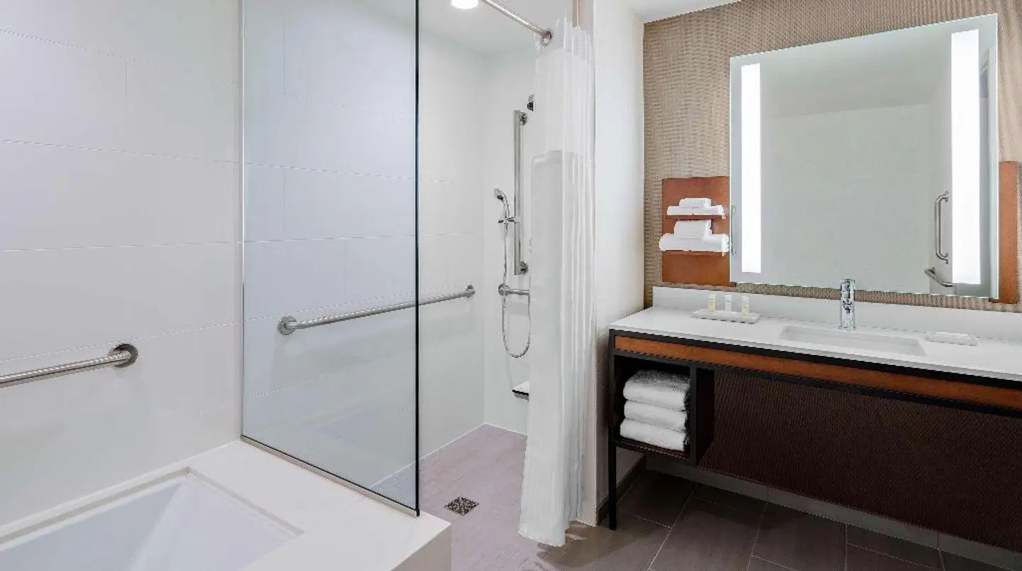 Hilton Garden Inn Chicago McCormick Place Badezimmer