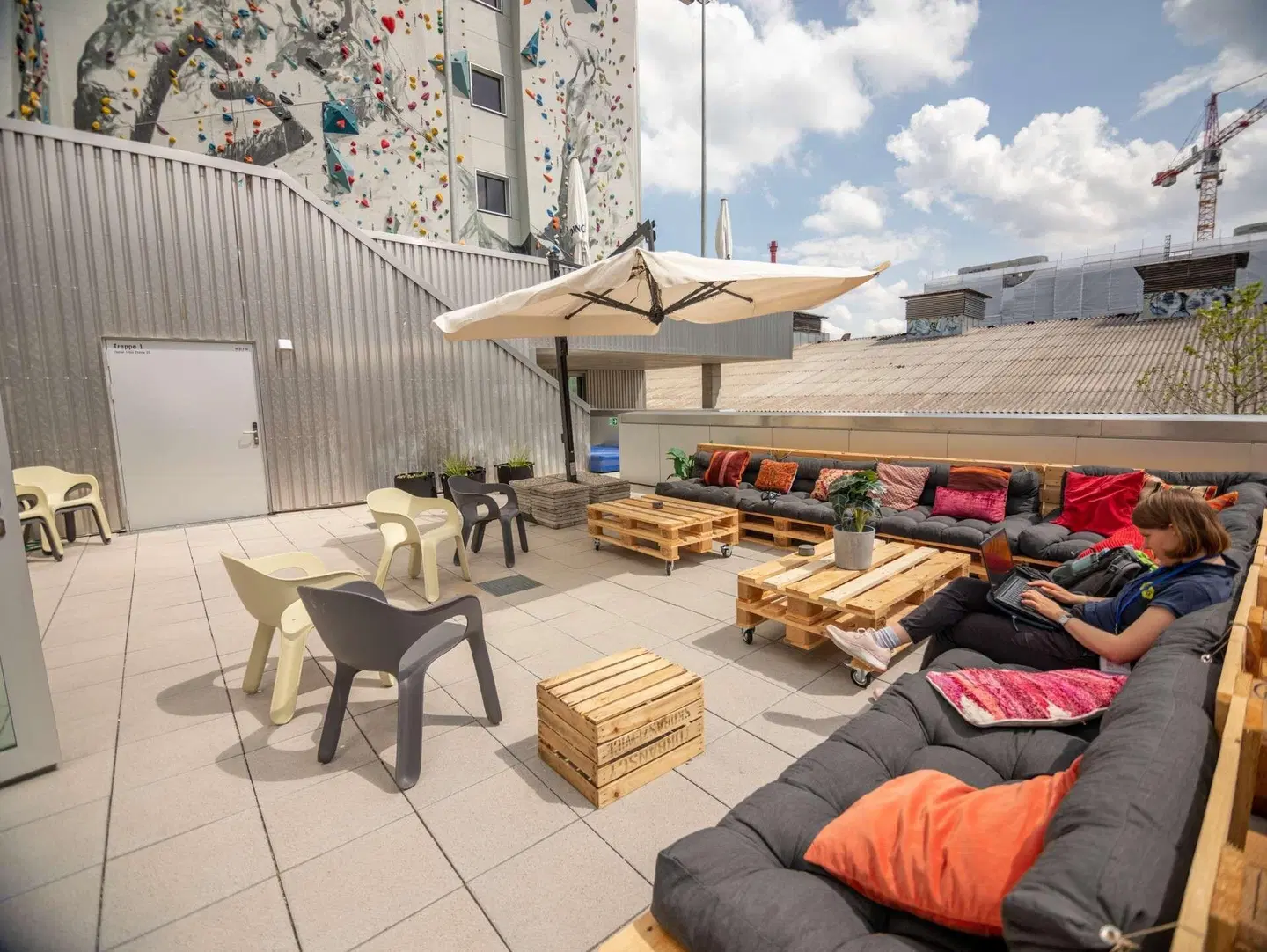 Wombat's City Hostel Munich Werksviertel Terrasse