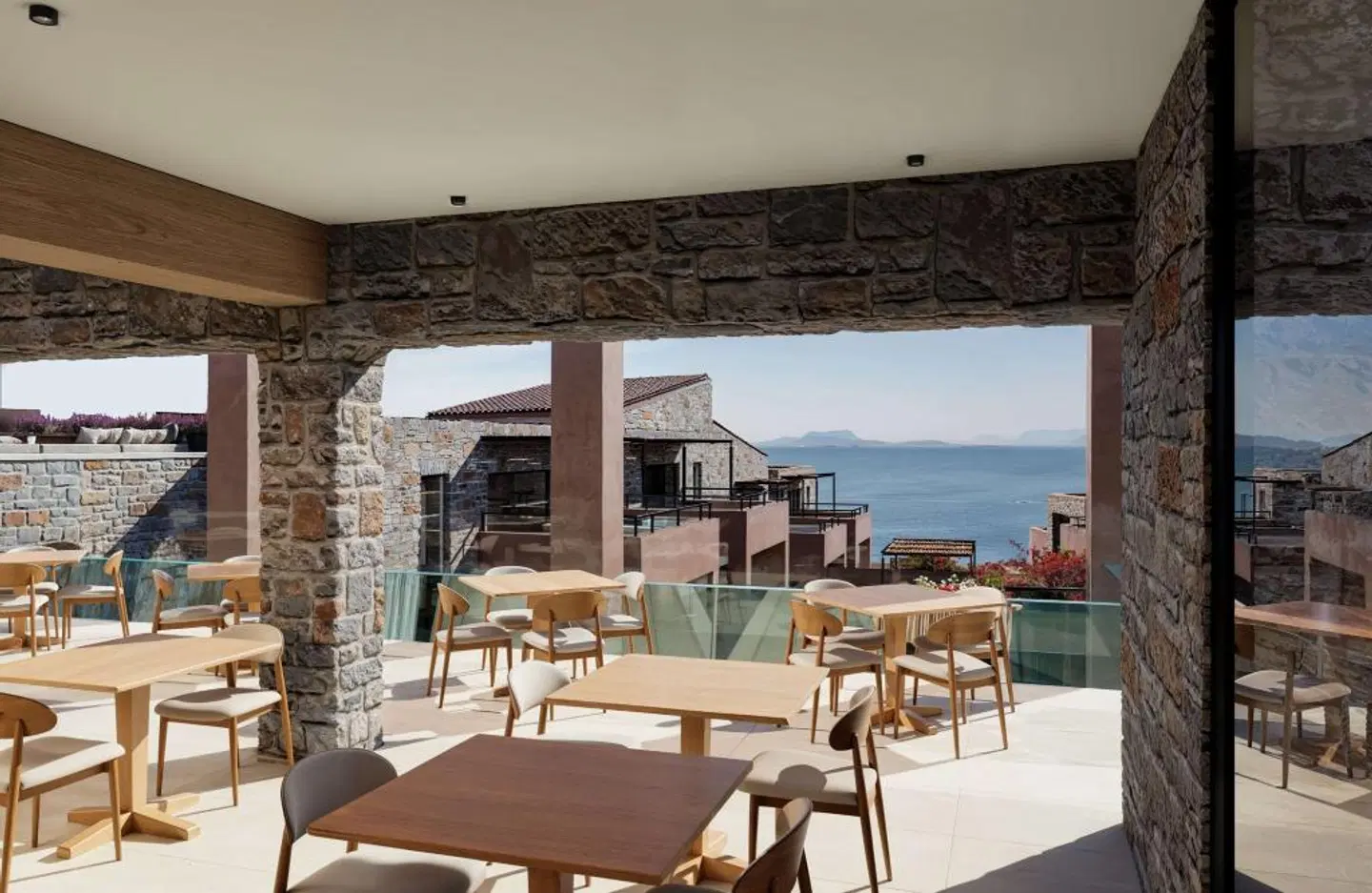 Volta Seaside Boutique Hotel Terrasse