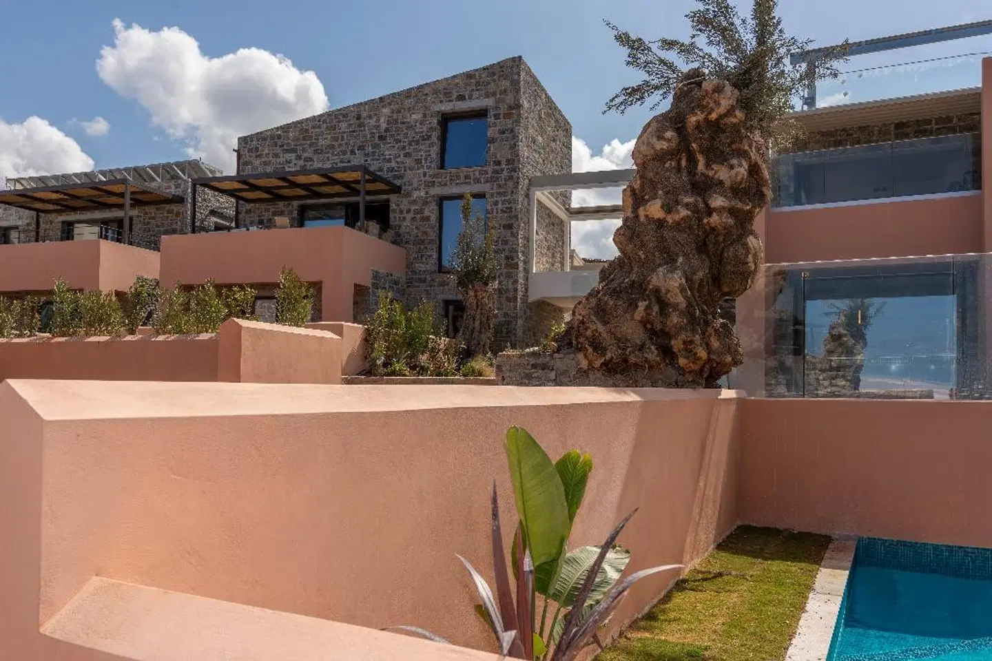 Volta Seaside Boutique Hotel Terrasse