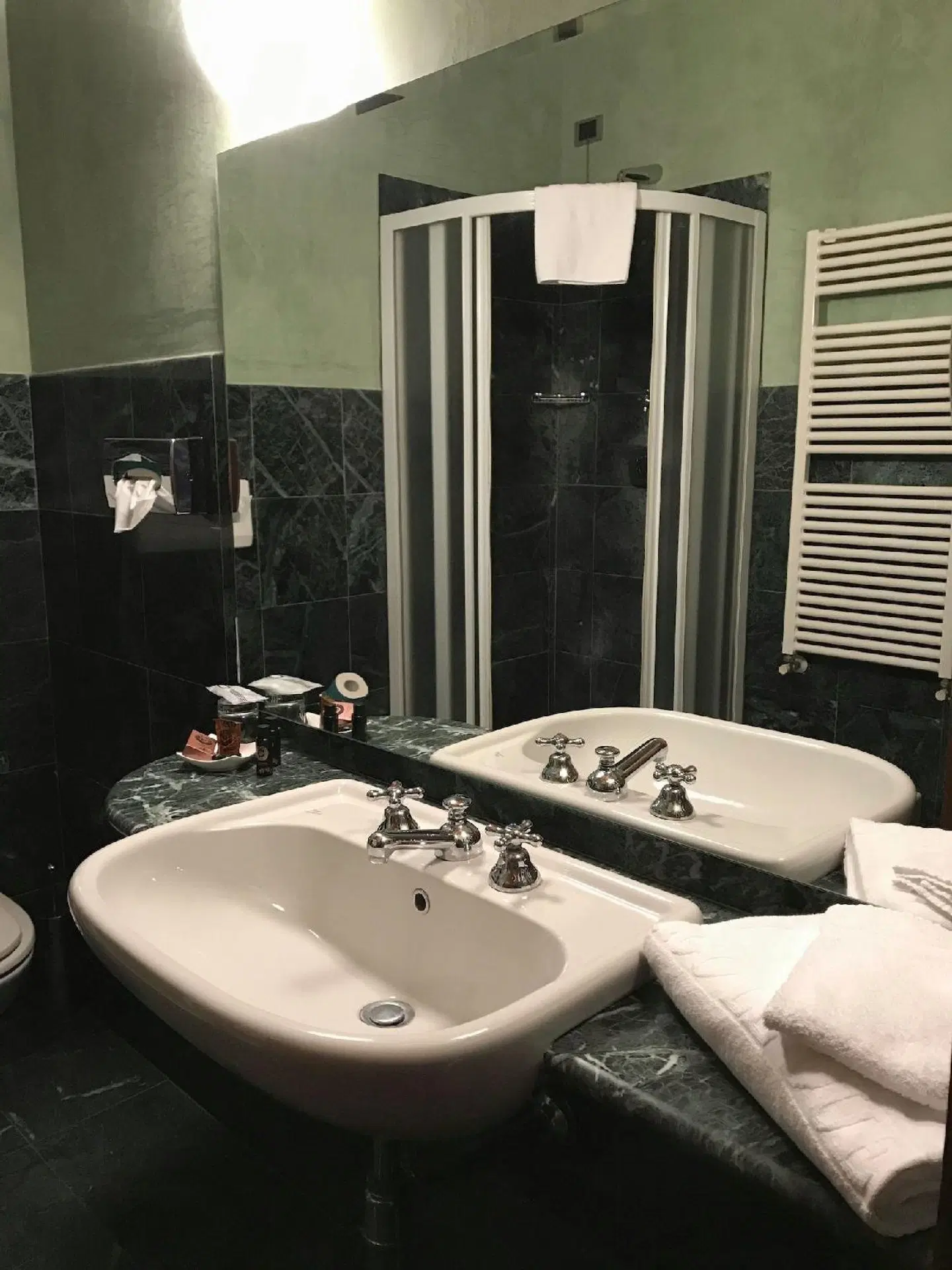 Albergo Le Due Corti Badezimmer