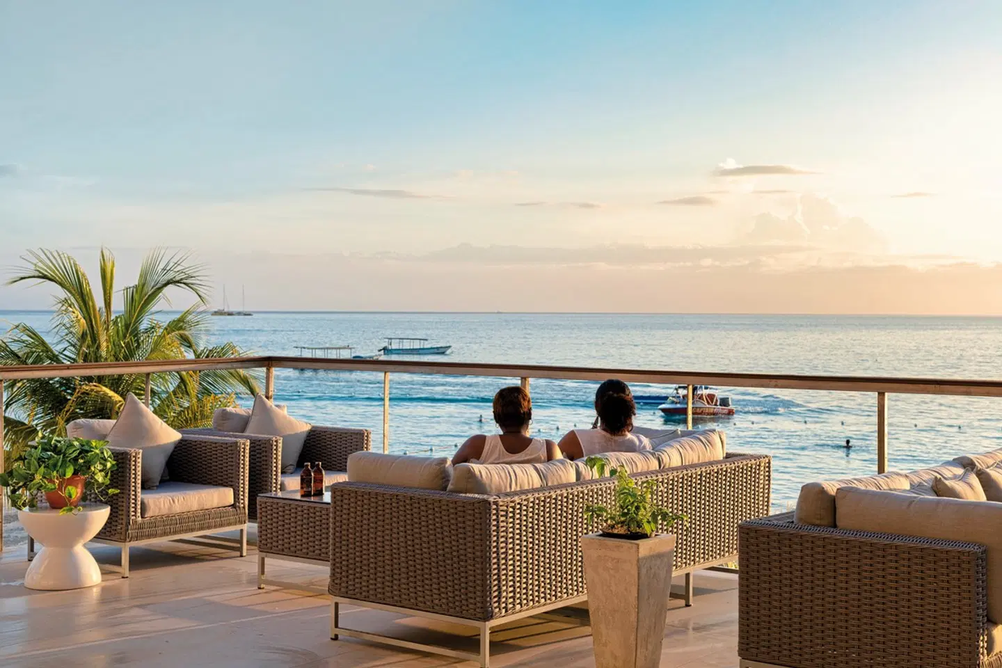 Negril FootePrints Hotel Terrasse