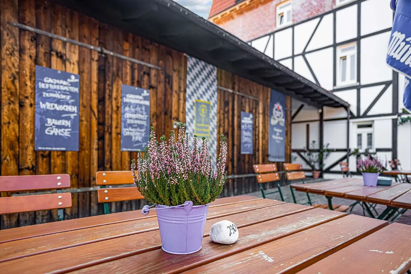 Landhotel Kahltalmühle Terrasse
