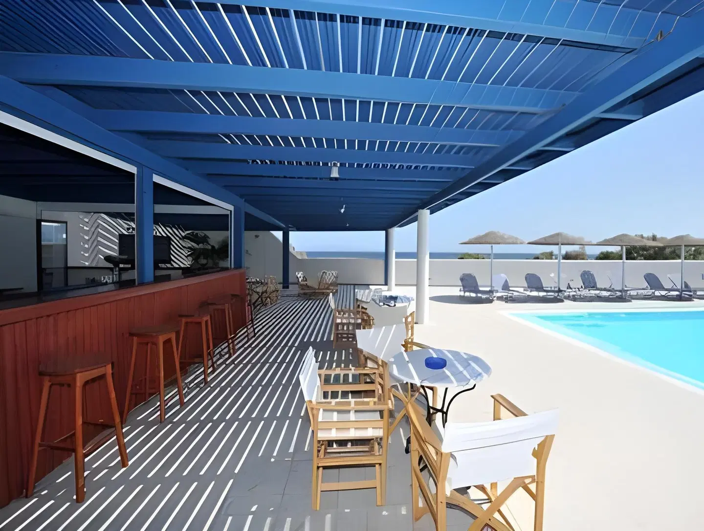 Blue Bay Villas Terrasse