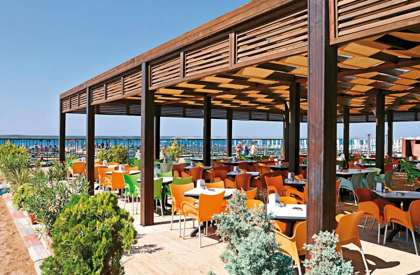 Hane Family Resort Terrasse
