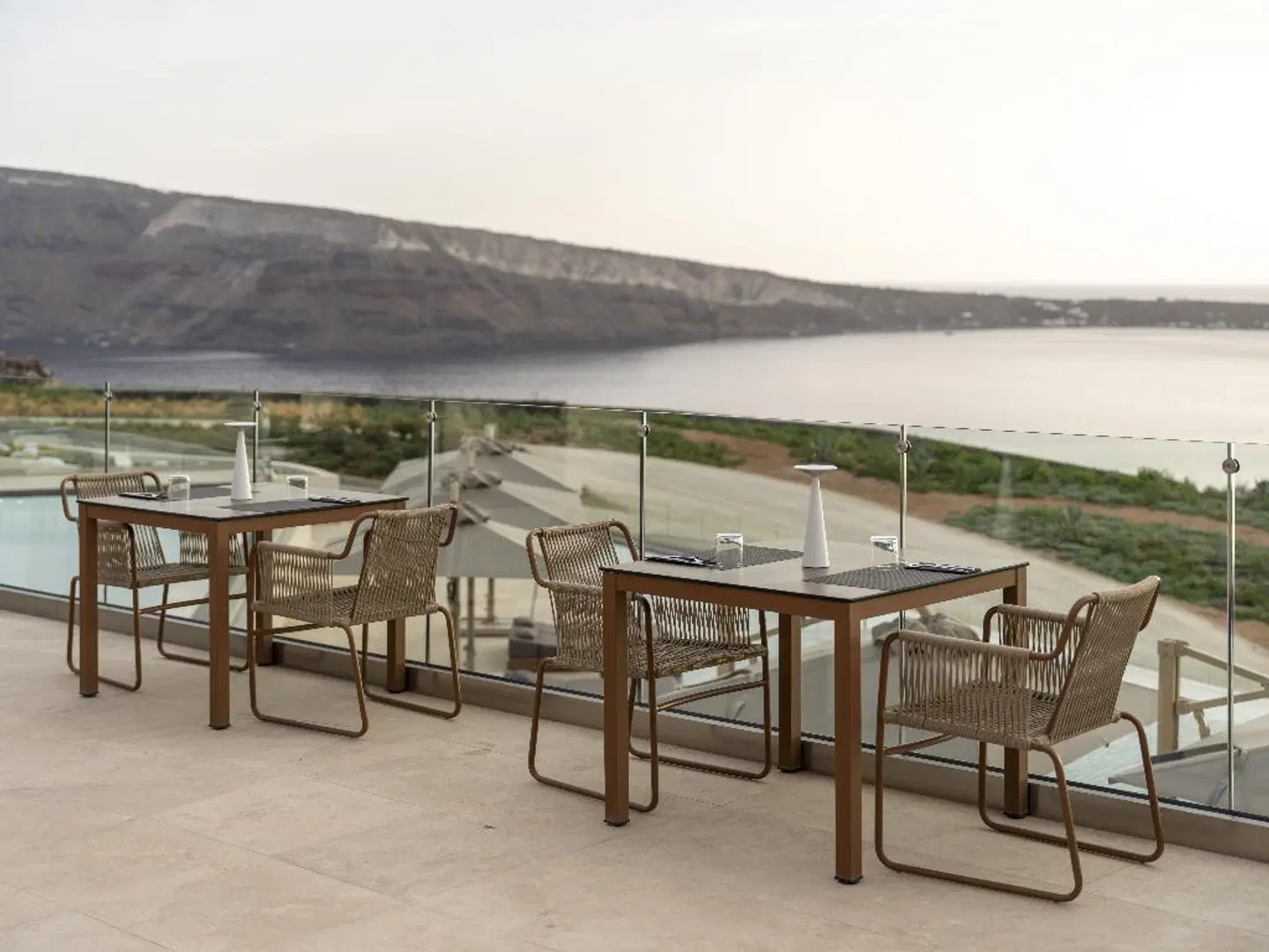 Santo Mine Oia Suites Terrasse