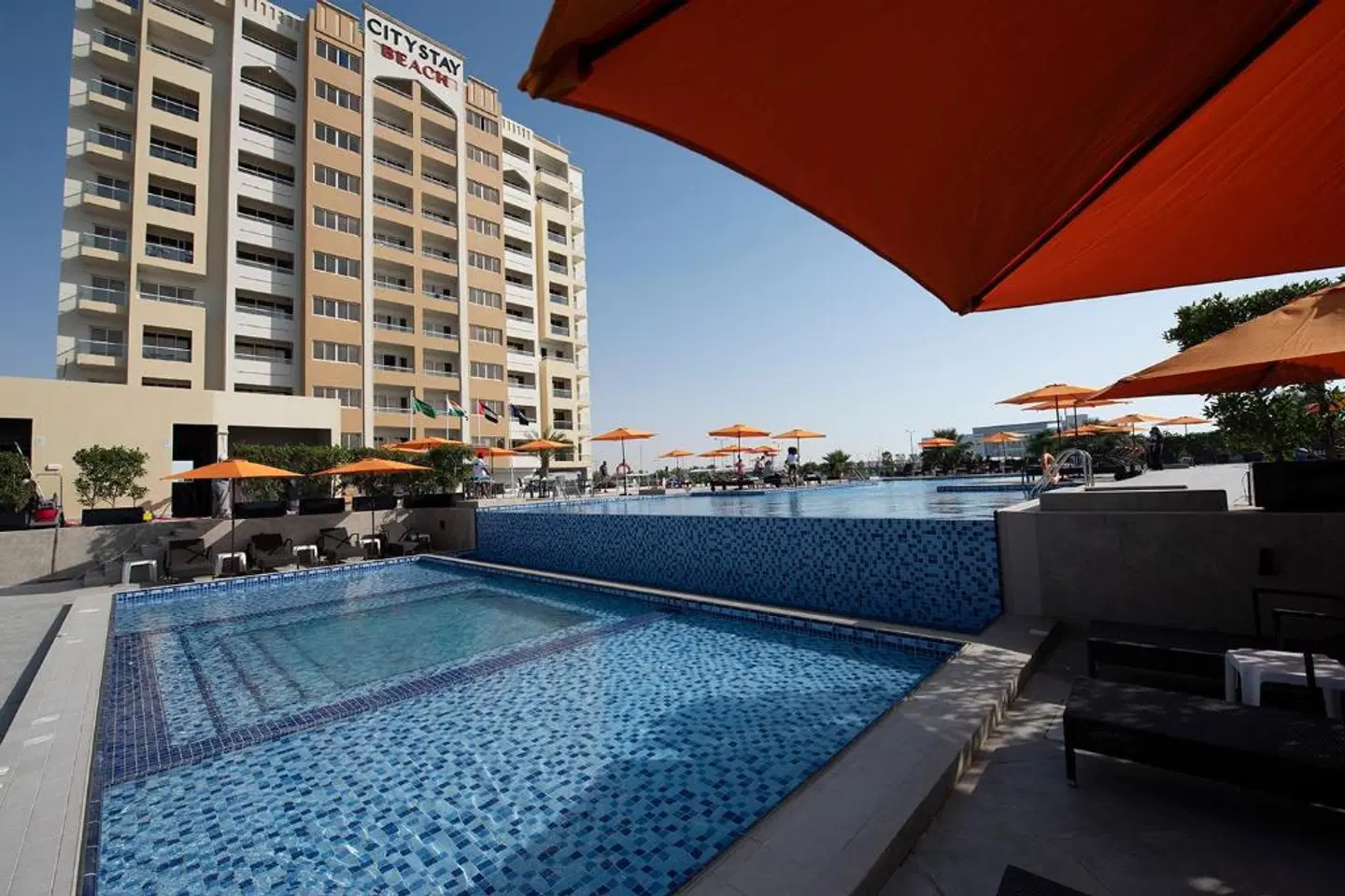 City Stay Beach Hotel Apartment Terrasse