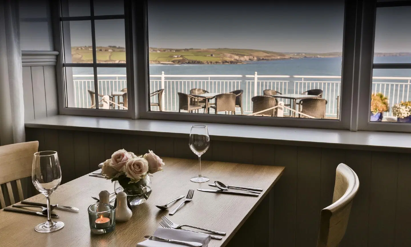 Dunmore House Hotel Terrasse