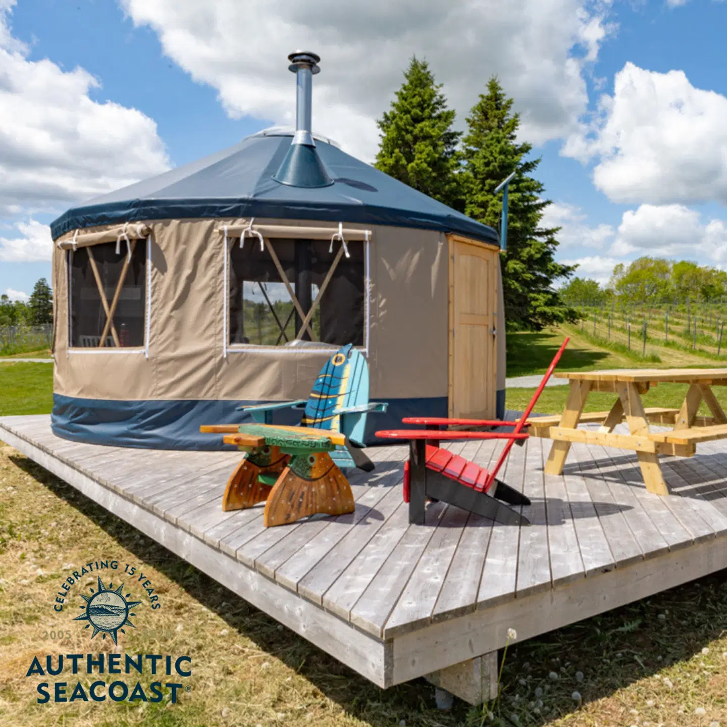 Yurts In The Vineyard Strand