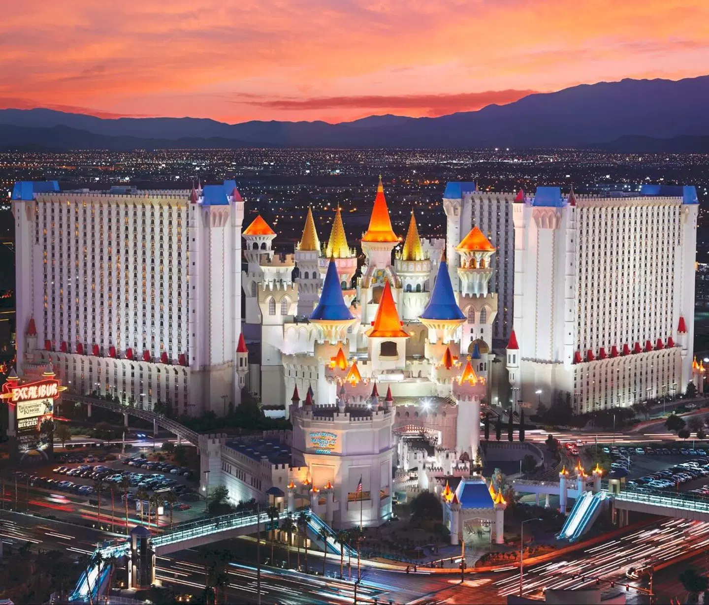Excalibur Hotel & Casino Terrasse