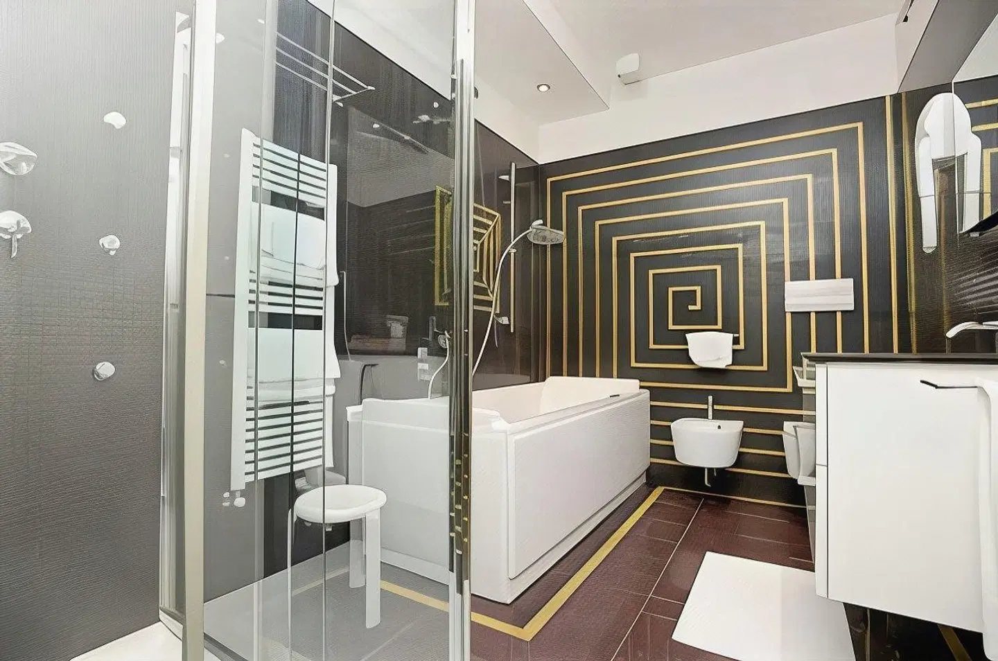 Hotel Ai due Principi Badezimmer