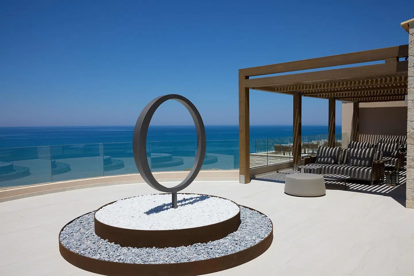 Oros Luxury Beach Resort Terrasse