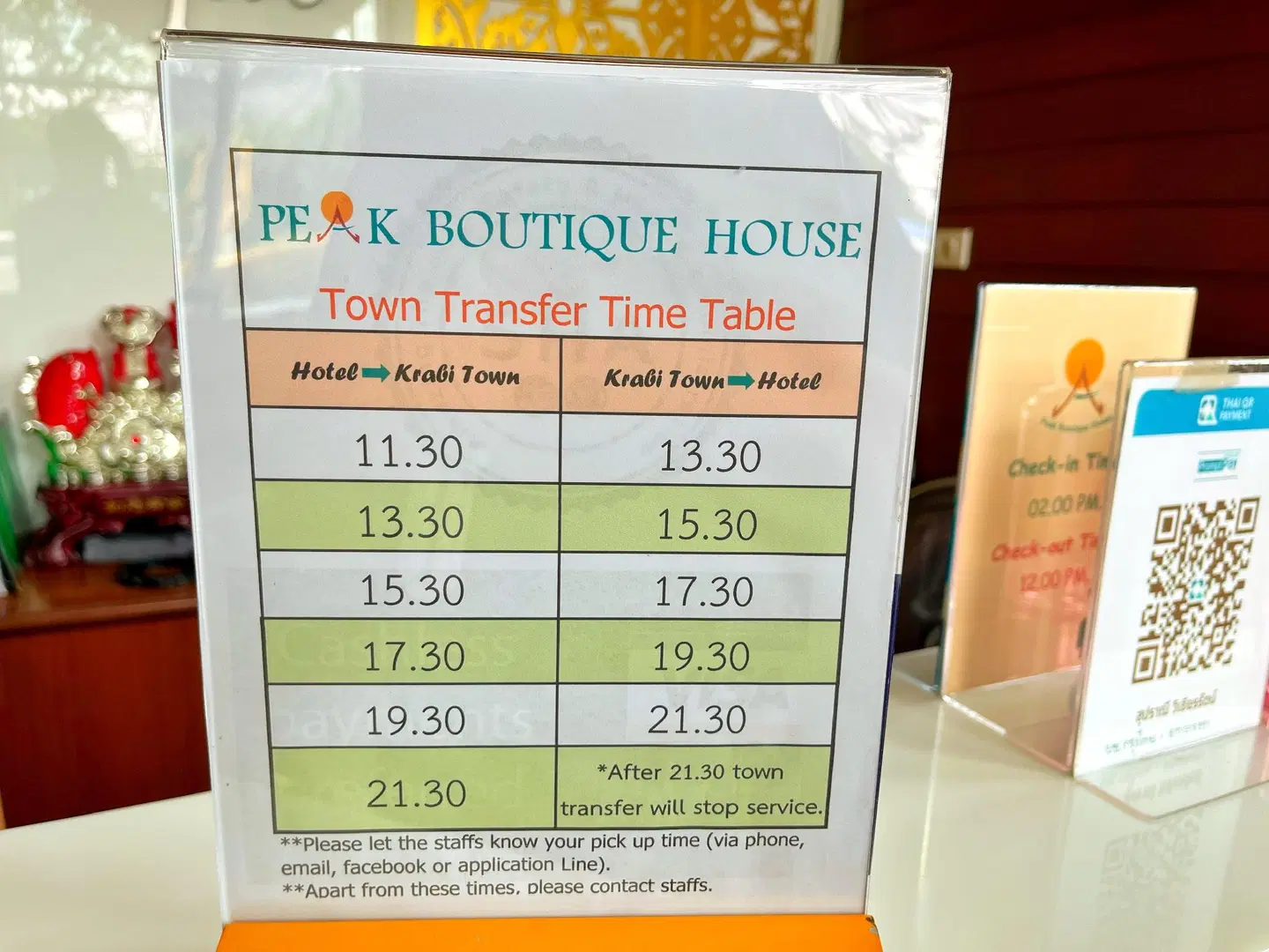 Peak Boutique City Hotel Krabi Landkarte