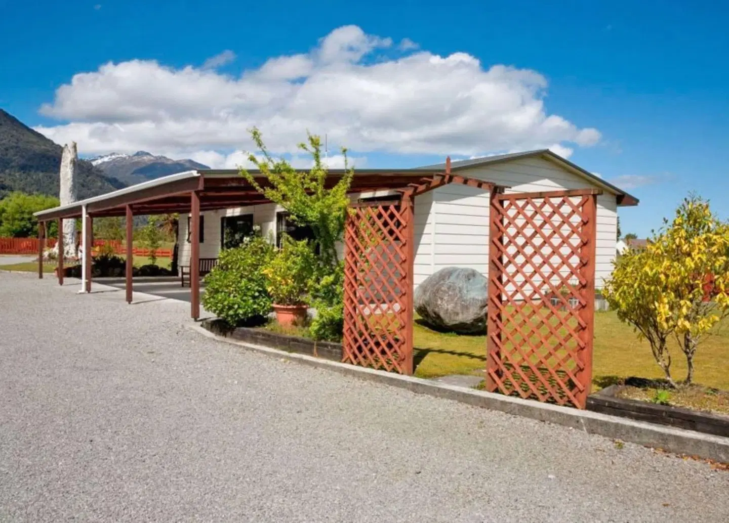 Lake Matheson Motel Terrasse