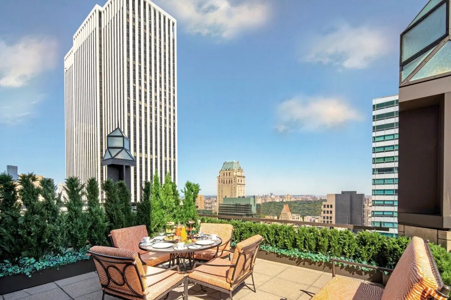Four Seasons Hotel New York Terrasse