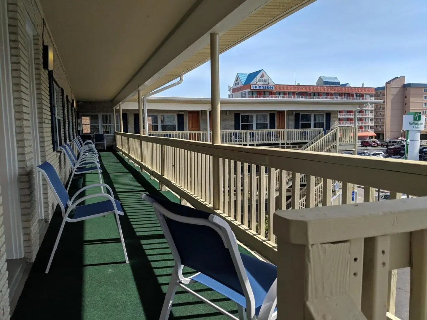 Crystal Sands Motel Terrasse