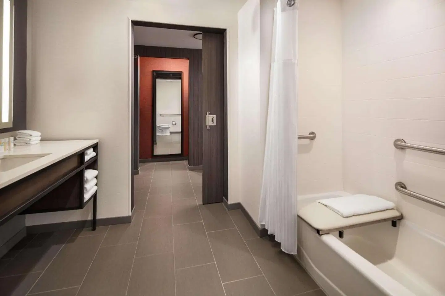 Hilton Garden Inn Sacramento Airport Natomas Badezimmer